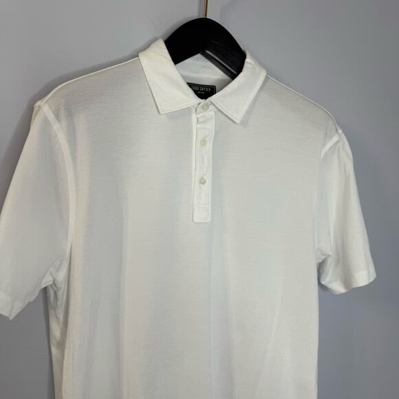 Todd Snyder White Polo Shirts Short Sleeve Men's L - Picture 5 of 9